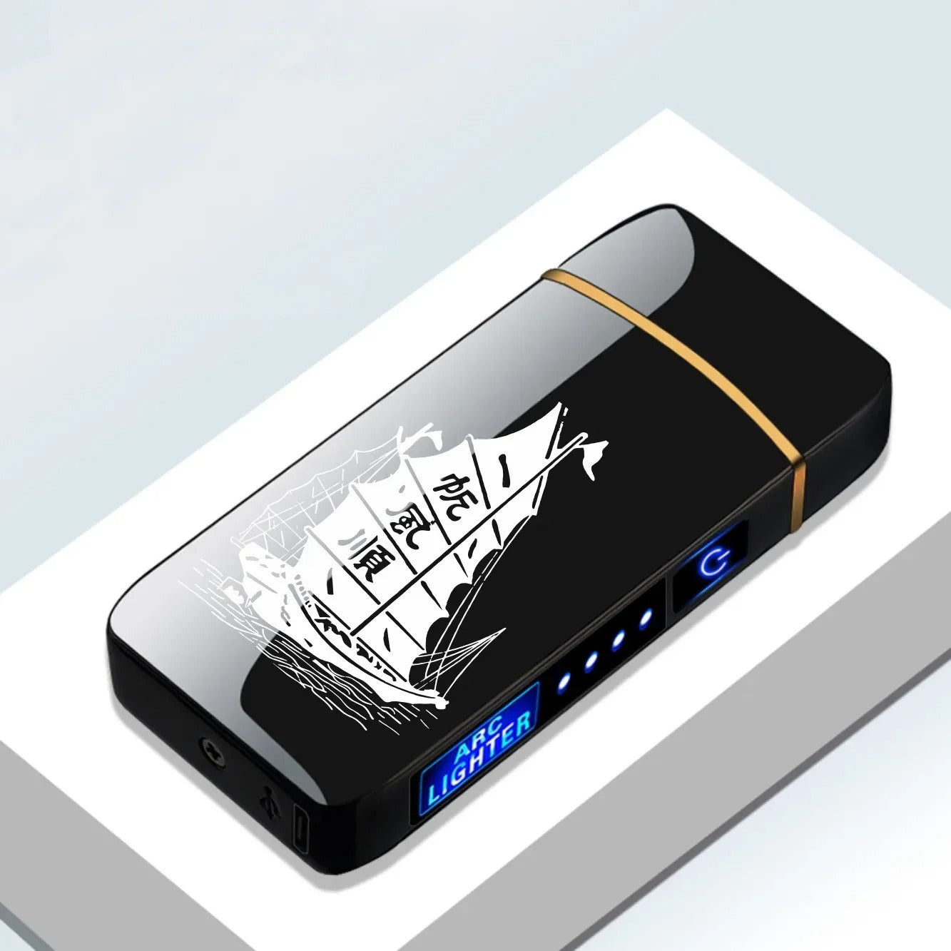 Electric Lighter - Double Arc - USB - LED - Touch Sensor