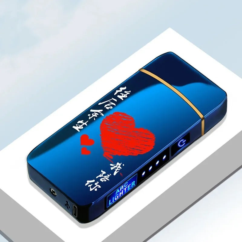 Electric Lighter - Double Arc - USB - LED - Touch Sensor