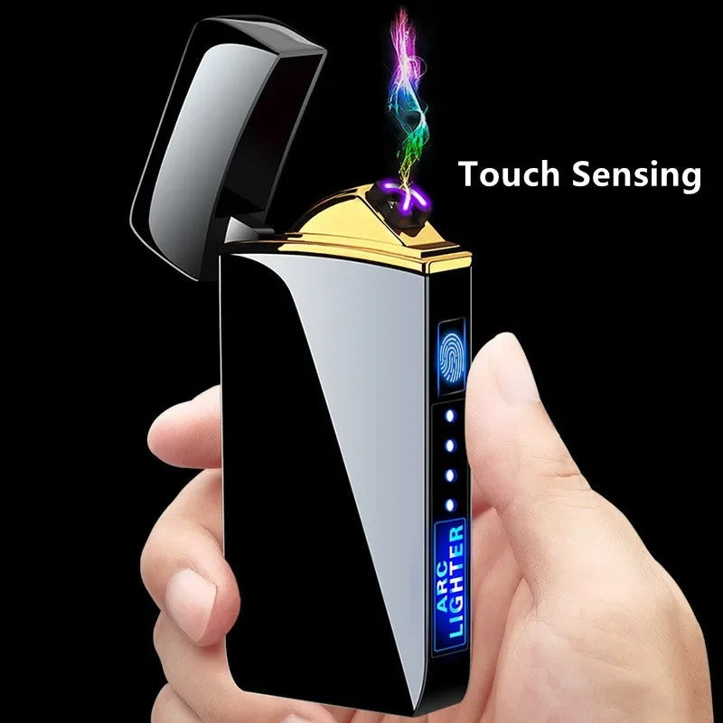 Electric Lighter - Double Arc - USB - LED - Touch Sensor