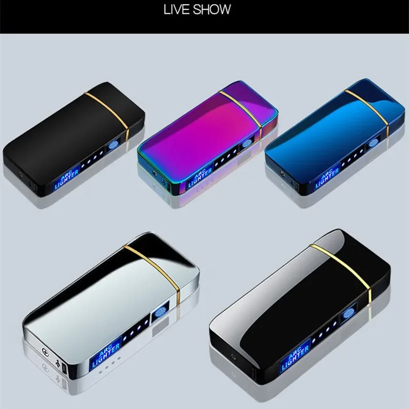 Electric Lighter - Double Arc - USB - LED - Touch Sensor