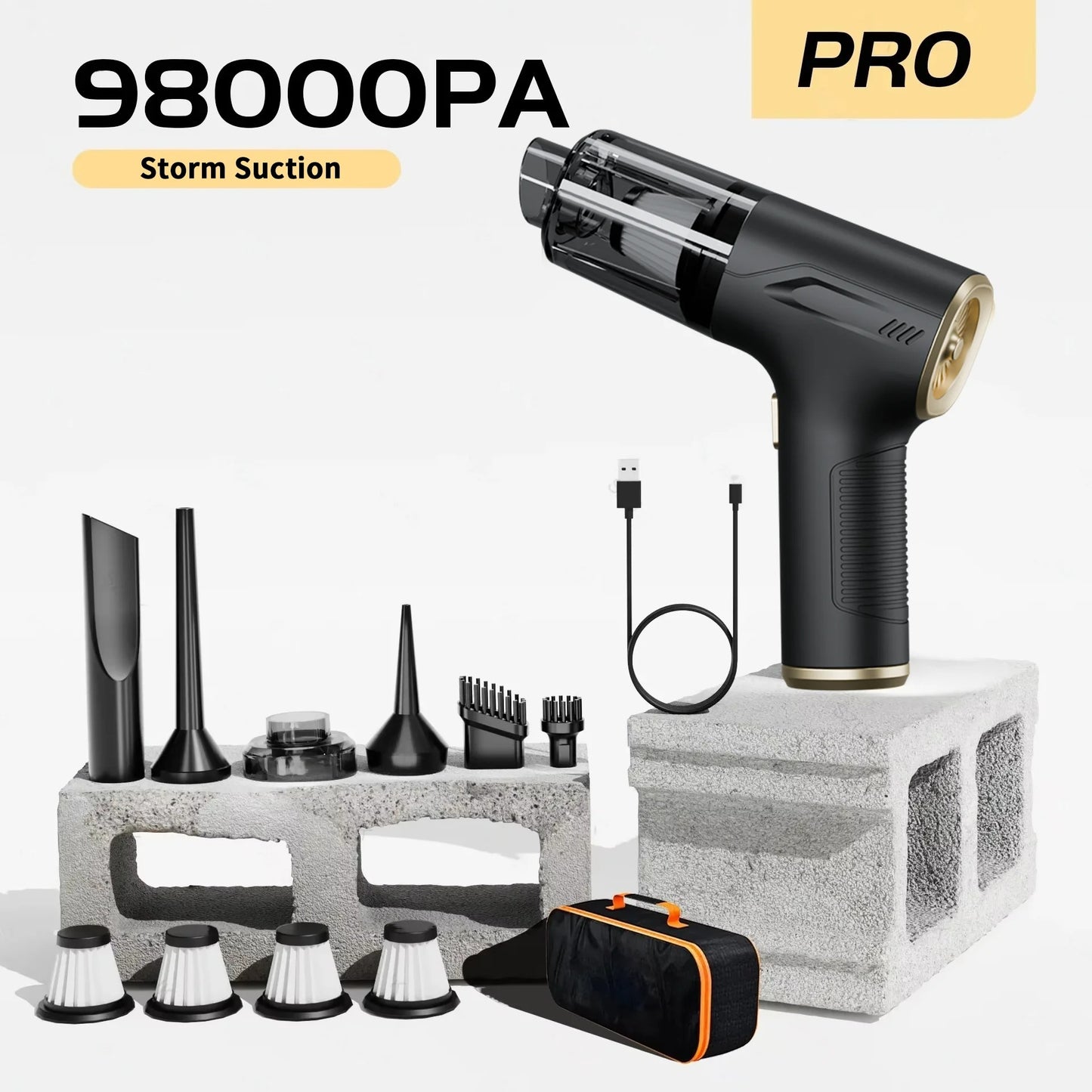 Portable Wireless Handheld Vacuum Cleaner