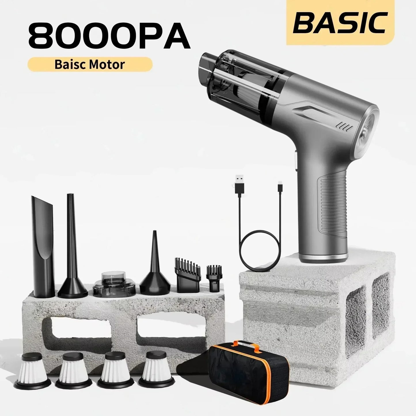 Portable Wireless Handheld Vacuum Cleaner